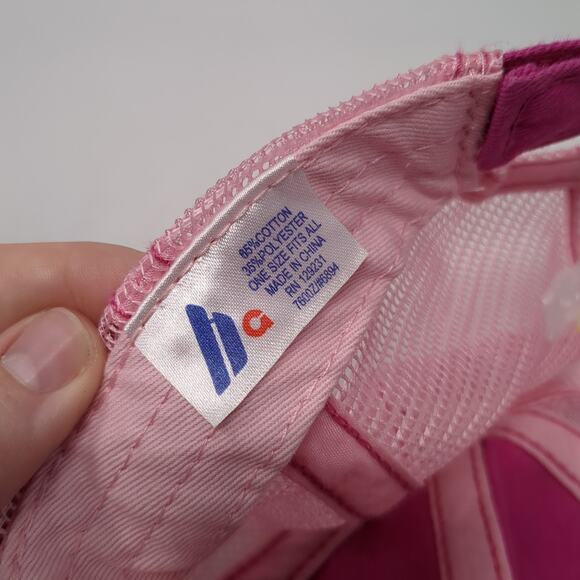 Innvictis Simplot Grower Solutions Strapback Trucker Hat Pink OS Adjustable Ha - Picture 9 of 10